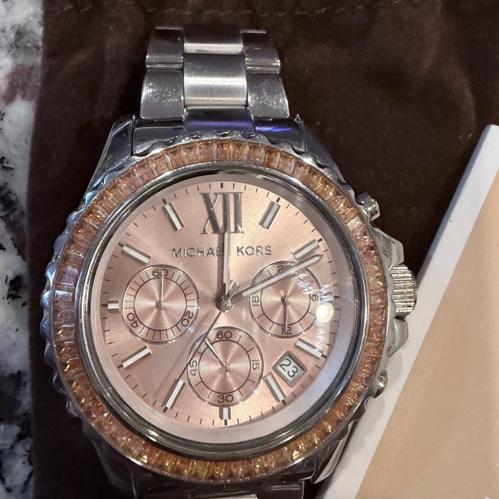 Michael Kors Rose Gold Chronograph Watch